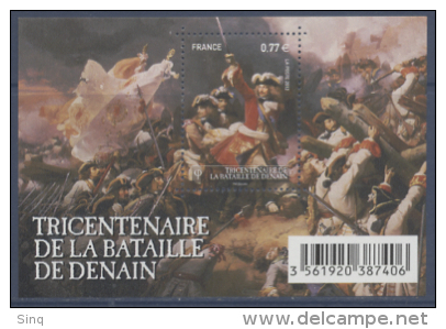 F 4660 Tricentenaire De La Bataille De Denain Faciale 0,77 € - Unused Stamps