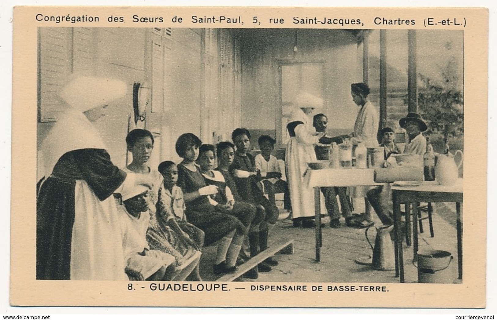 CPSM - GUADELOUPE - Dispensaire De Basse-Terre - Congrégation Des Soeurs De Saint-Paul / Chartres - Autres & Non Classés