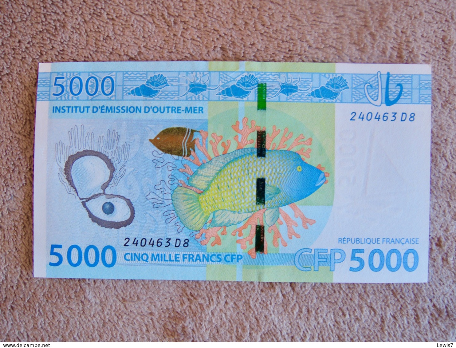 5000 Pacific Francs, Banknote Uncirculated - Sonstige – Ozeanien