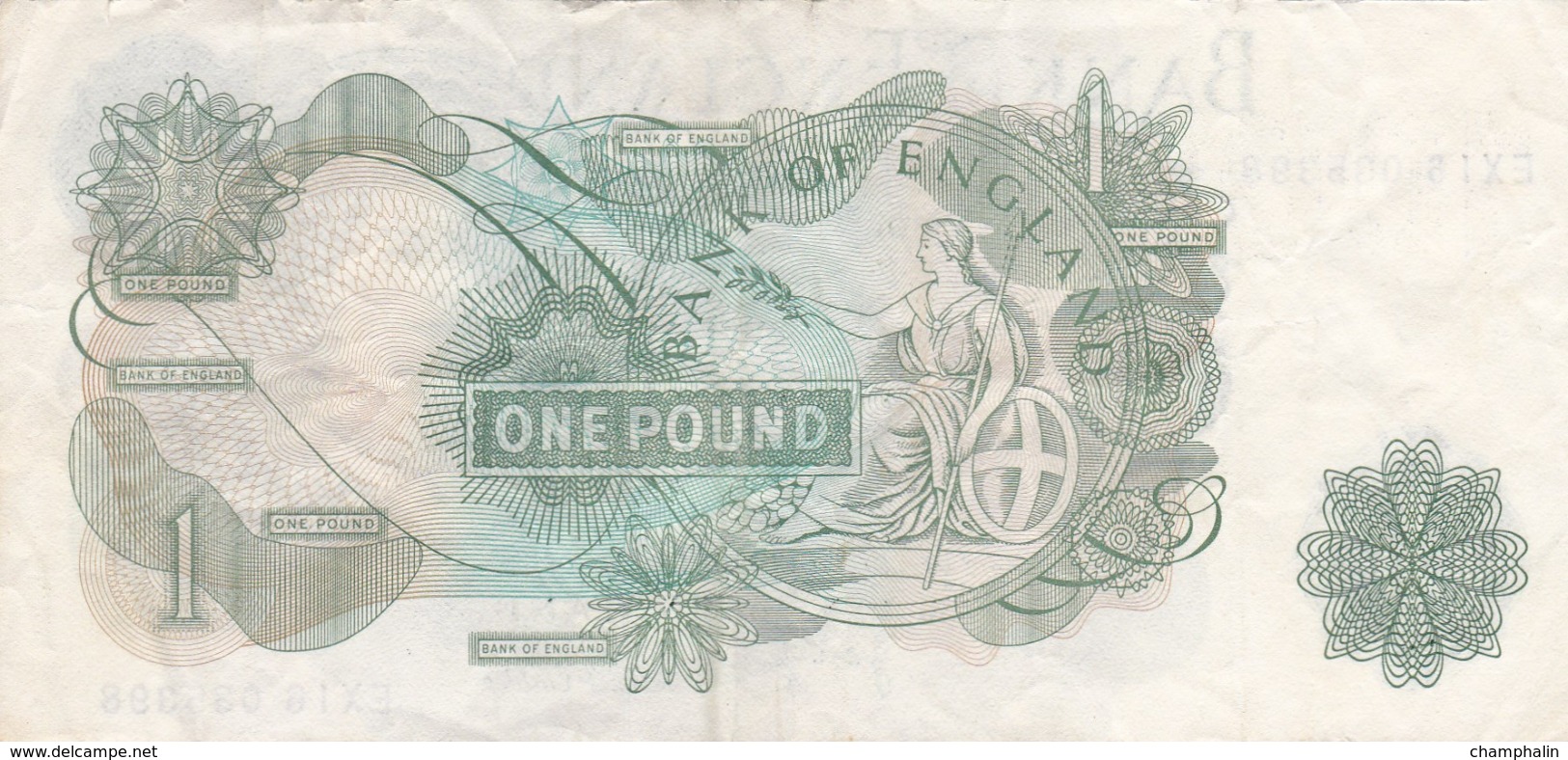 Royaume-Uni - Billet De 1 Pound - Elizabeth II - 1 Pond