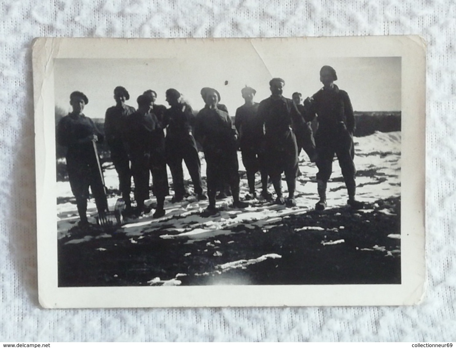 19 photos originale d'un groupe / Soldats Camps Chantier de Jeunesse Français 1940 pendant l'occupation