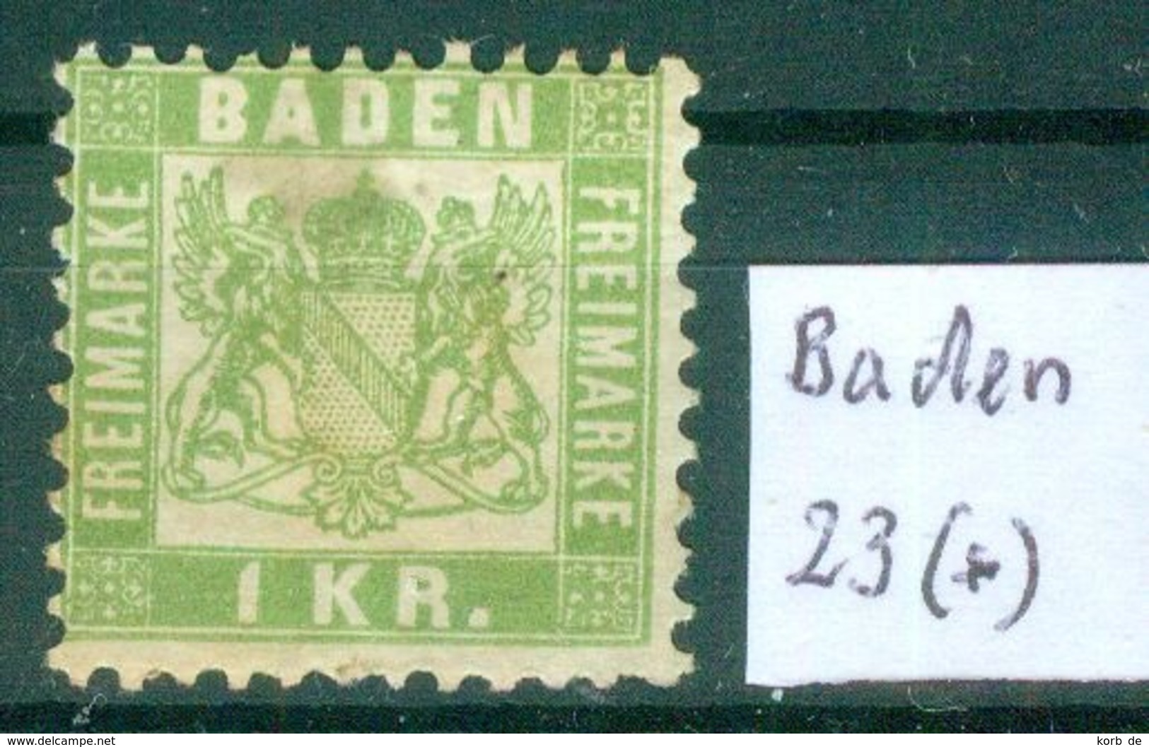 Baden 23    ( *) / Unused Without Gum   (L873) - Sonstige & Ohne Zuordnung