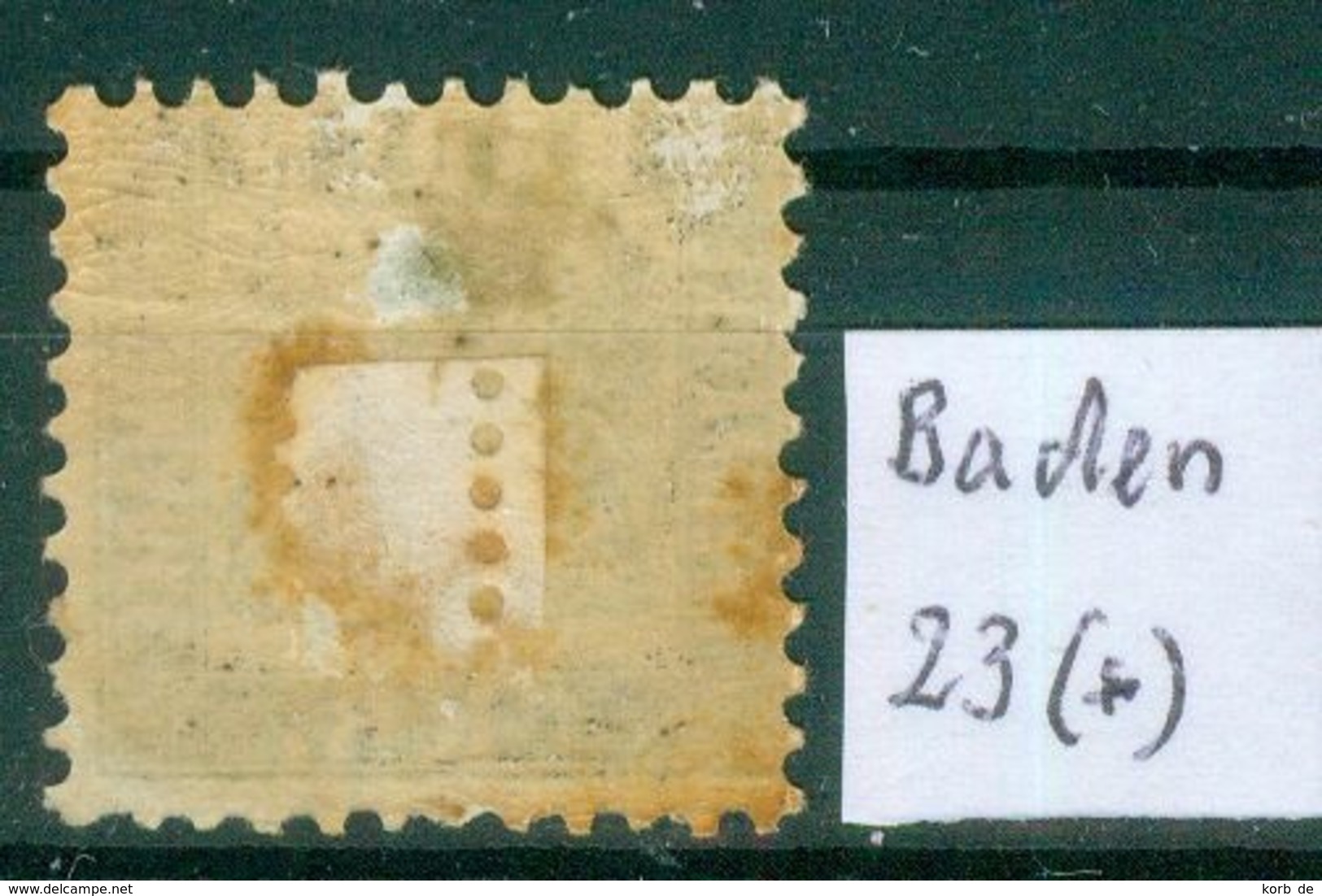 Baden 23    ( *) / Unused Without Gum   (L873) - Sonstige & Ohne Zuordnung