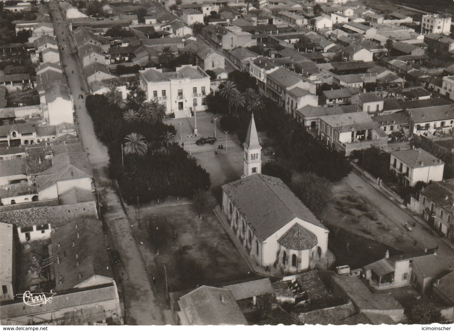 CPSM ALGERIE - Jemmapes - Vue Aérienne - Autres & Non Classés