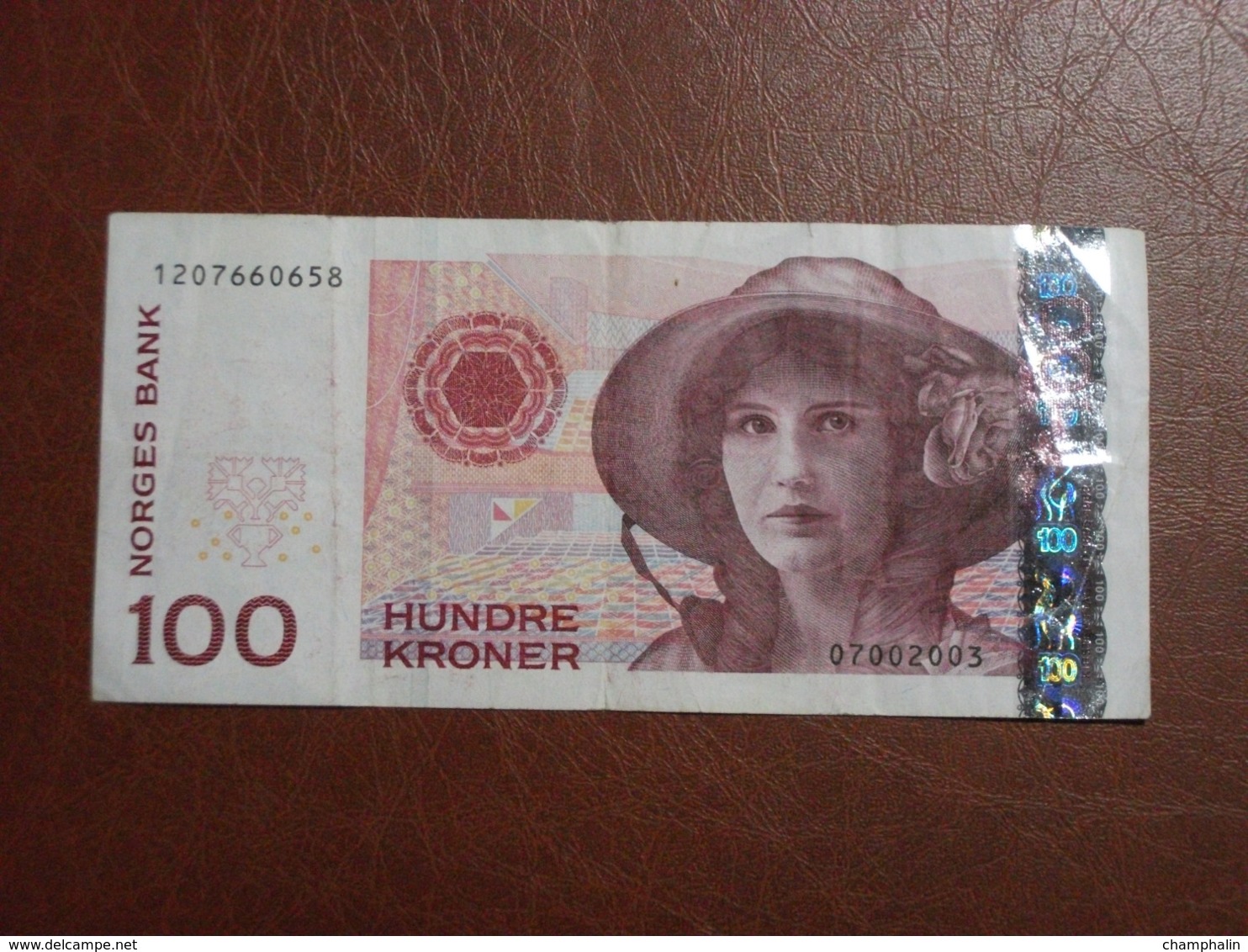 Norvège - Billet De 100 Kroner - Kirsten Flagstad - 2003 - P49a - Noorwegen