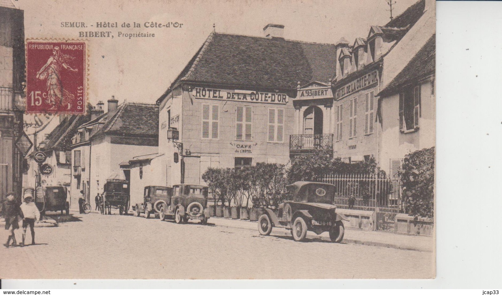 21  SEMUR  -  Hotel De La Cote-d'Or  -  BIBERT, Propriétaire  - - Semur