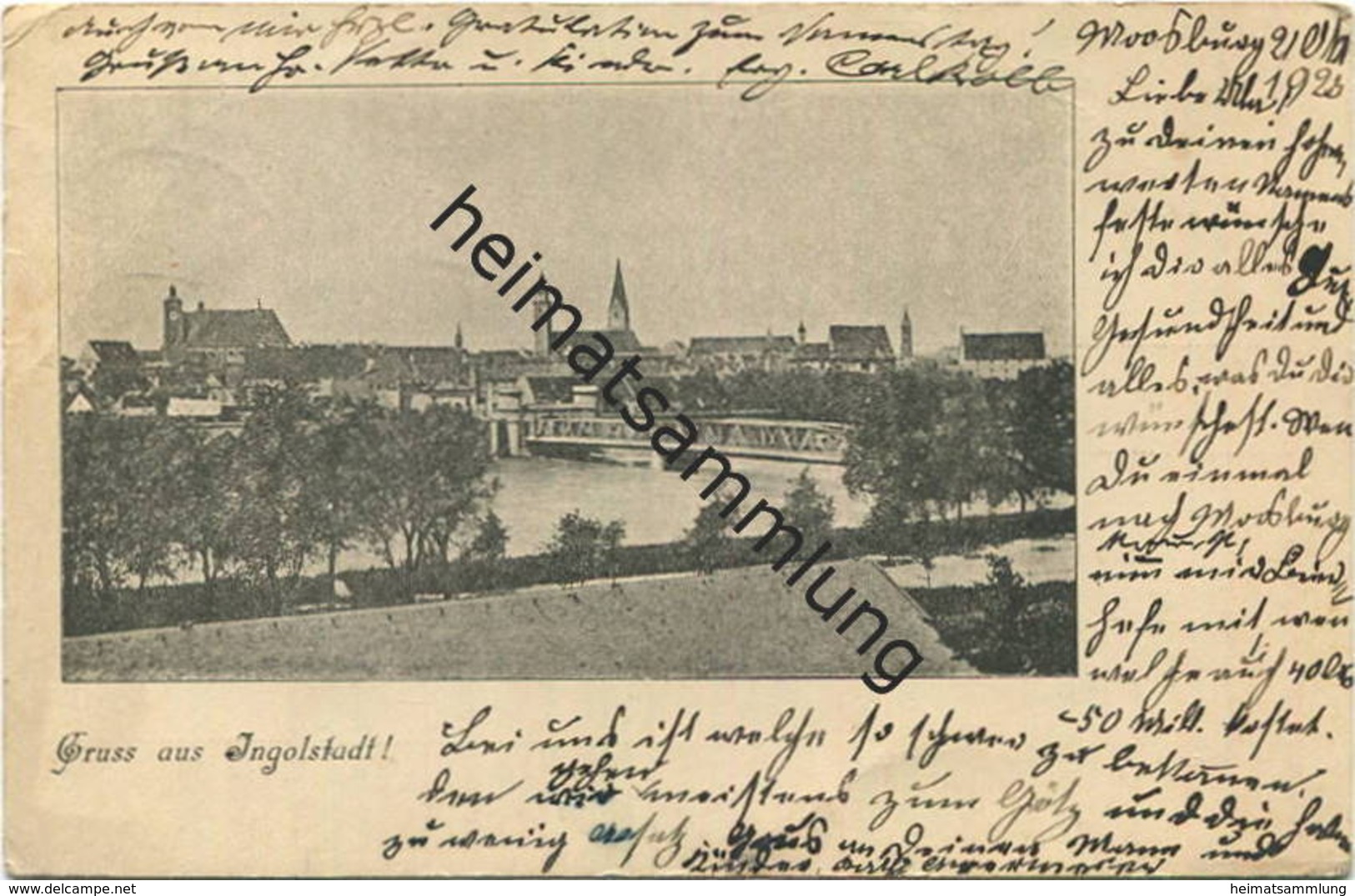 Ingolstadt - Gesamtansicht - Gel. 1923 - Ingolstadt