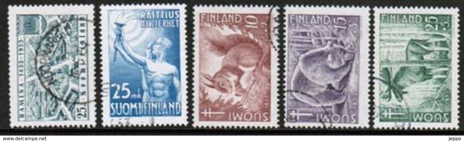 1953 Finland Complete Year Set Used. - Full Years