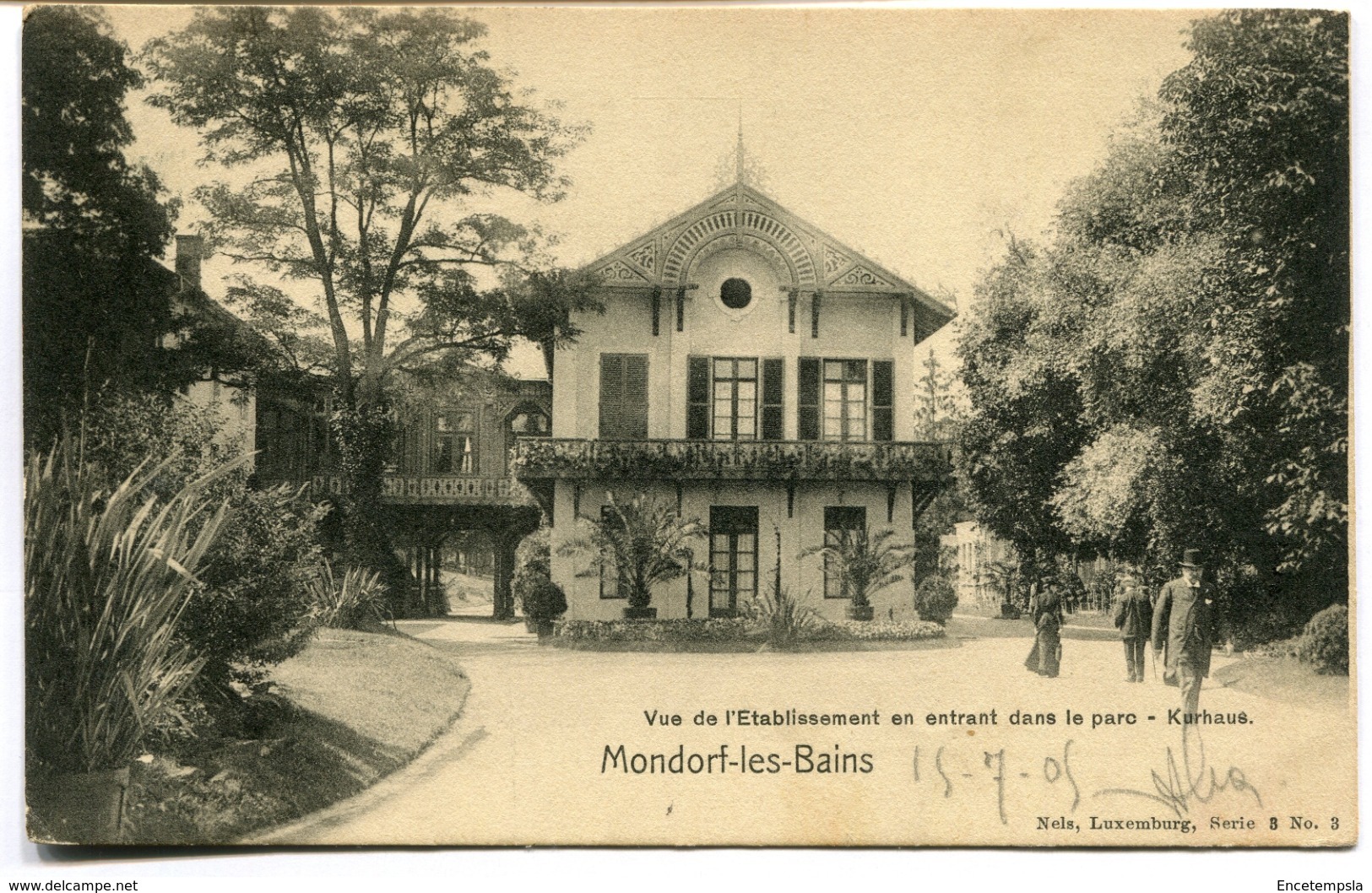 CPA - Carte Postale - Belgique - Luxembourg - Mondorf Les Bains - Vue De L'Etablissement (D10240) - Remich