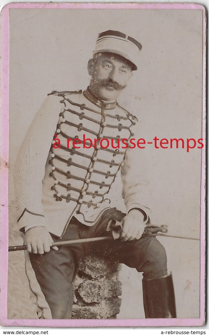 CDV -hussard 2e R-officier - Krieg, Militär