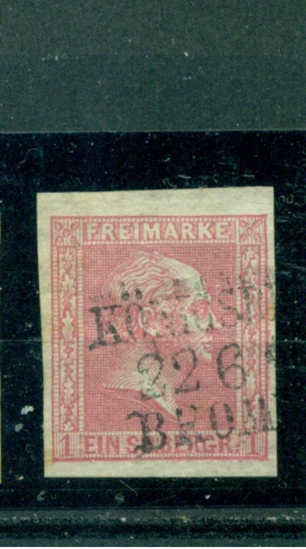 Preussen, Friedrich Wilhelm IV., Nr. 10, Stempel Bahnpost Königsberg-Bromberg - Sonstige & Ohne Zuordnung