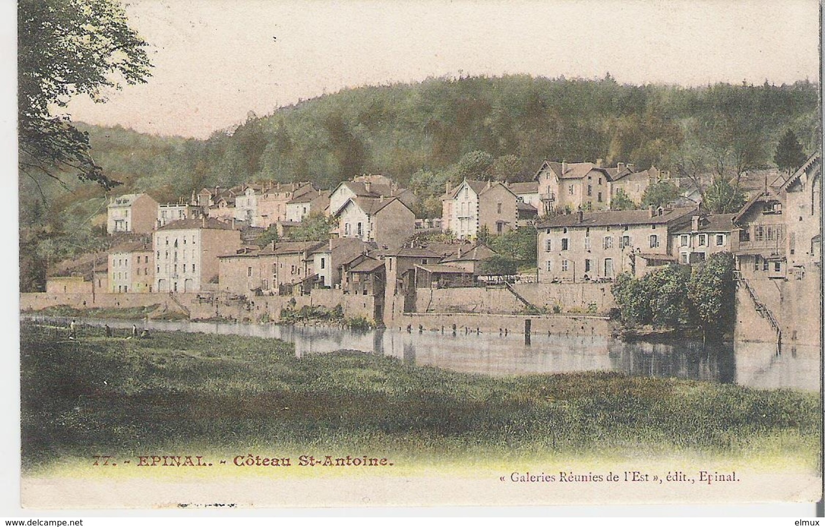 EPINAL. CPA Voyagée En 1904 Côteau Saint Antoine - Epinal