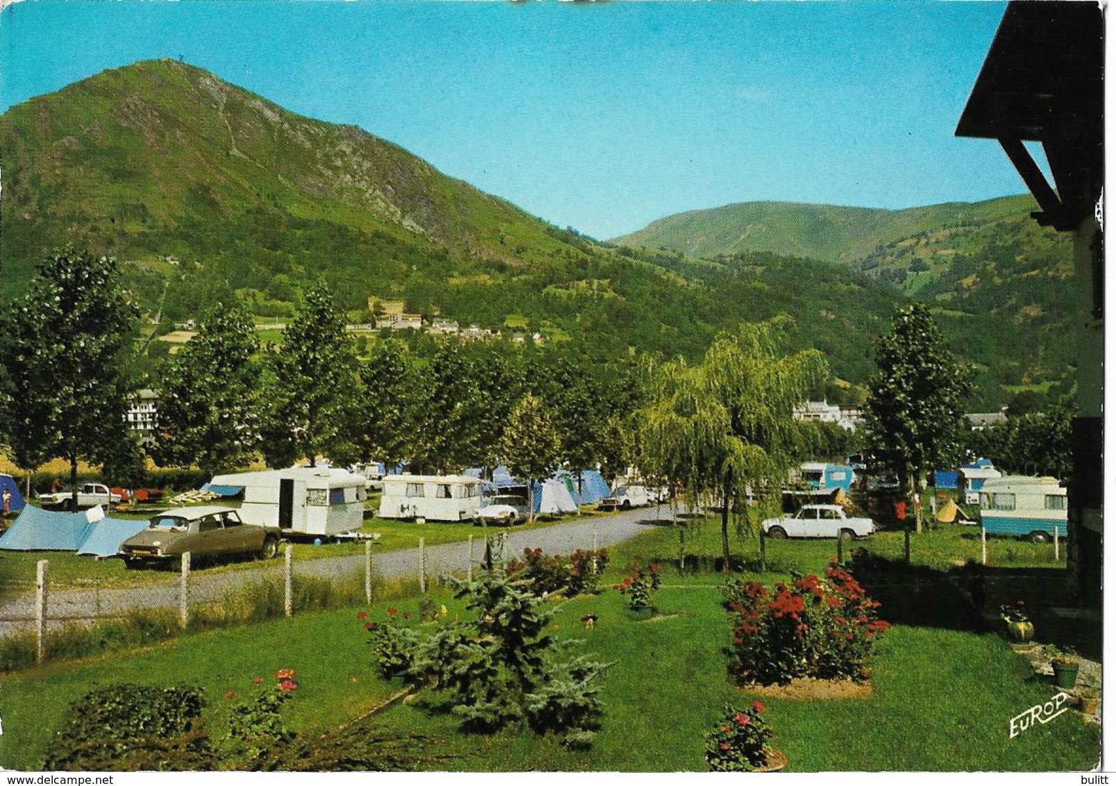 SAINT LARY - Le Camping Municipal - Voiture : Citroen DS - Peugoet  - Caravane - Autres & Non Classés