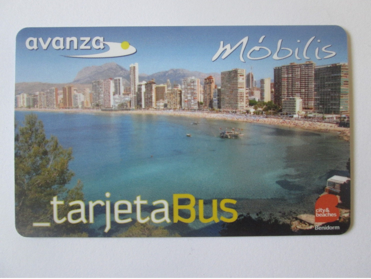 Benidorm-Spain,bus Plastic Card - Sonstige & Ohne Zuordnung