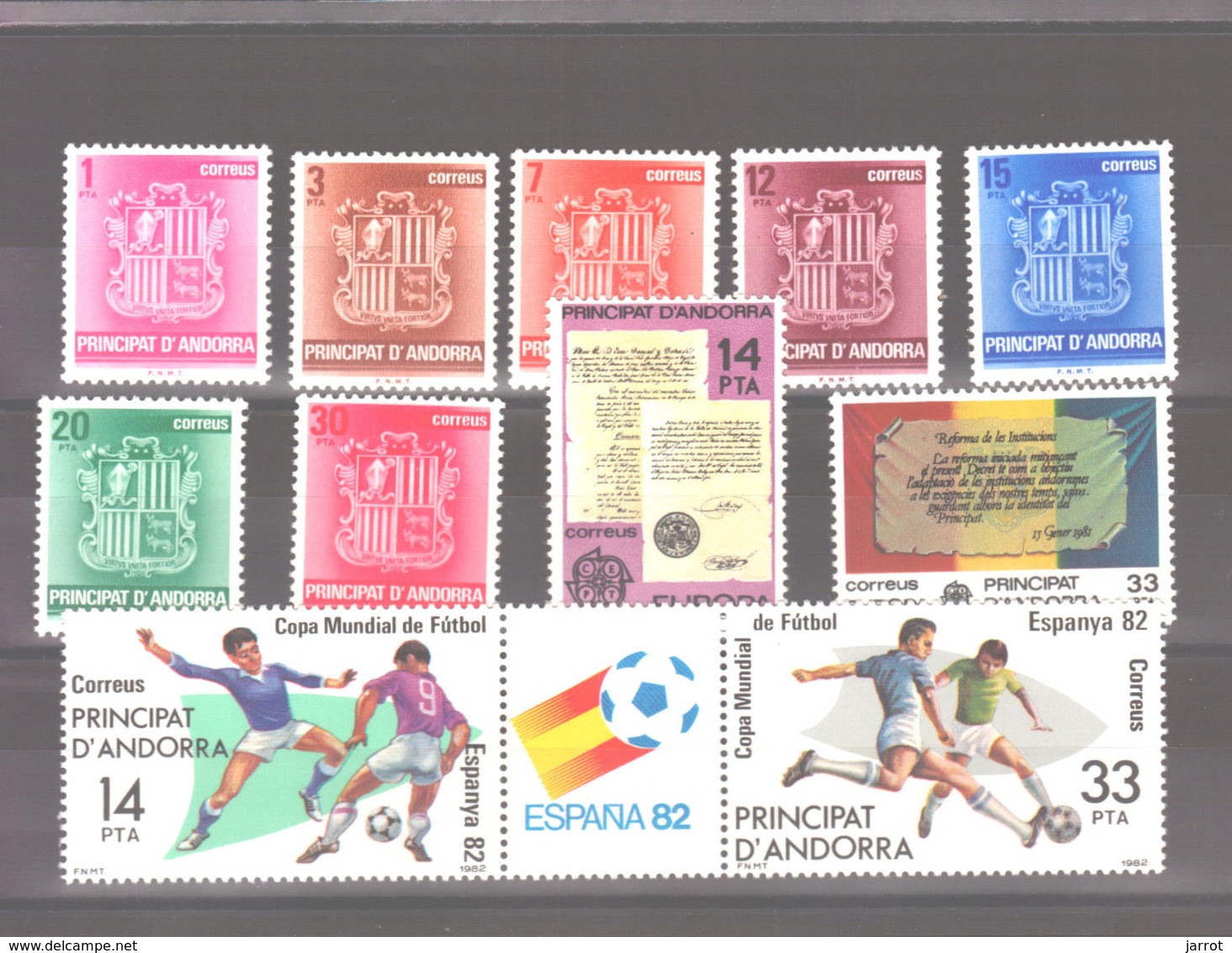 Année 1982 ** MNH N° 139 à 157 - Unused Stamps