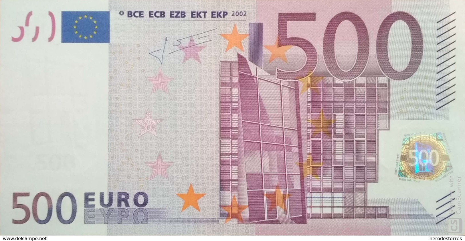 EURO ALEMANIA(X) 500 RO17 TRICHET, AUNCIRCULATED - 500 Euro