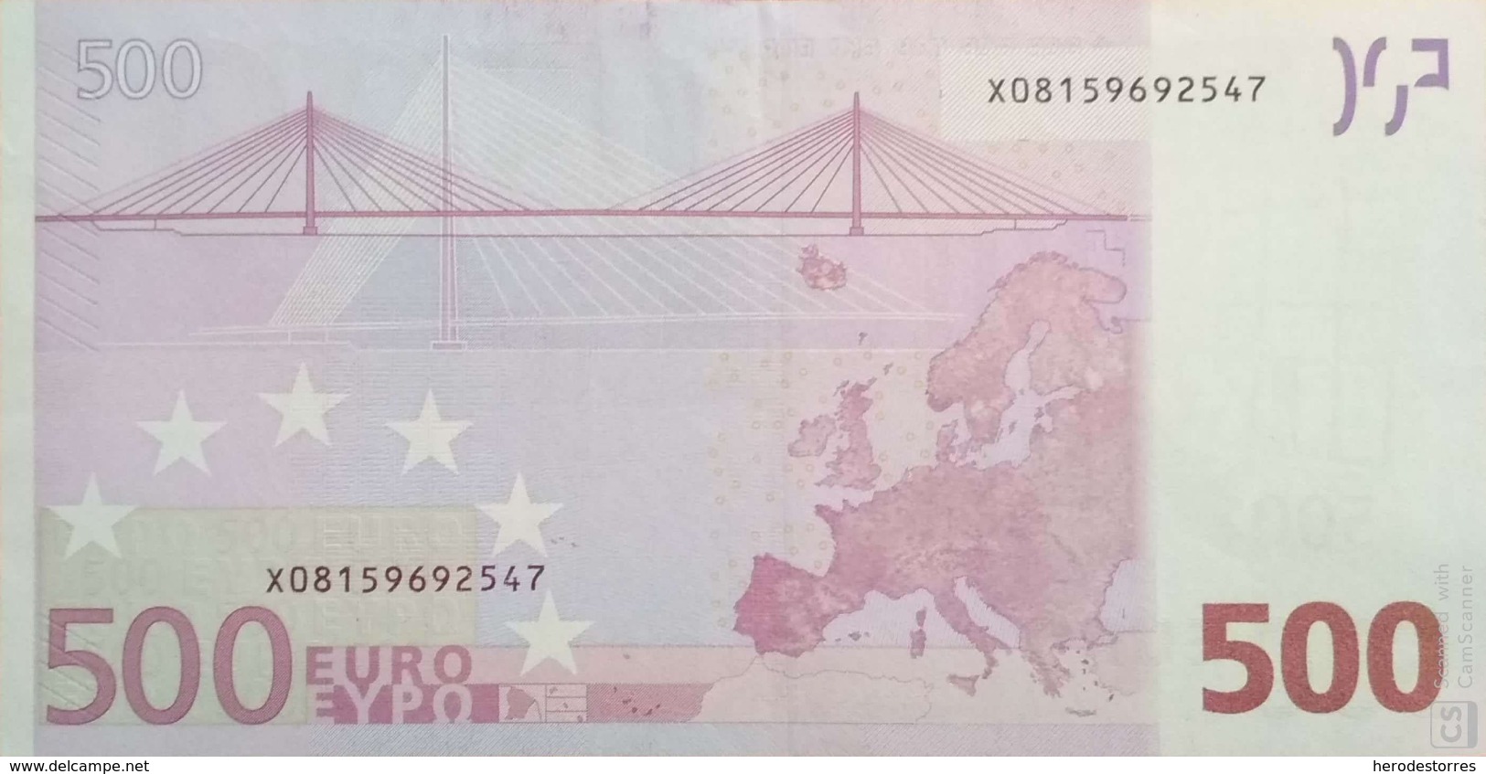 EURO ALEMANIA(X) 500 RO17 TRICHET, AUNCIRCULATED - 500 Euro