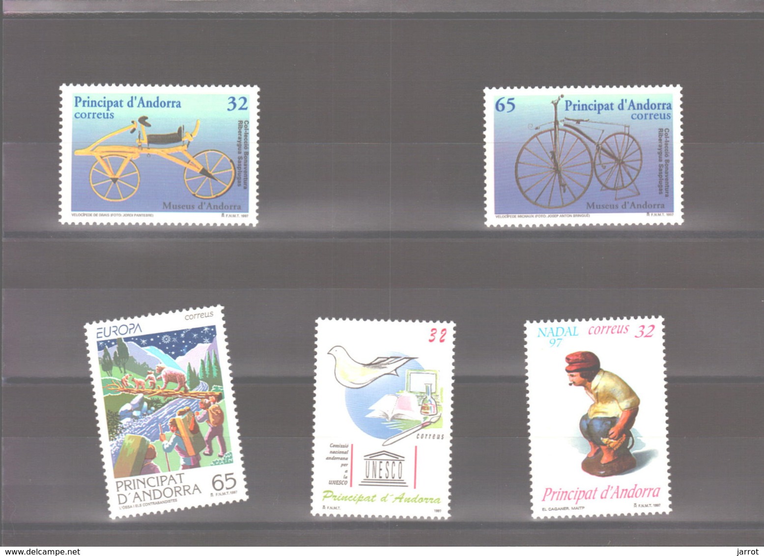 Année 1997 ** MNH N° 241 à 245 - Ungebraucht