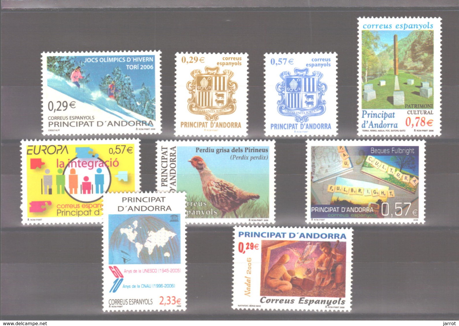 Année 2006 ** MNH N° 319 à 327 - Nuevos