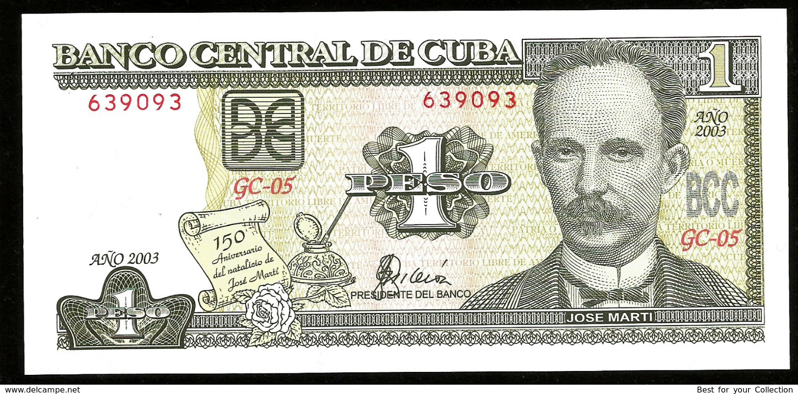 * Cuba 1 Peso Commemorative 2003 ! UNC ! - Cuba