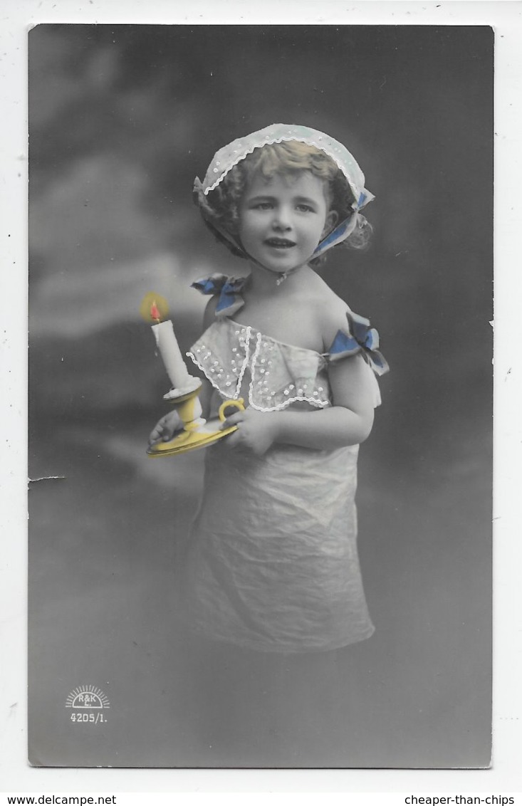 Young Girl With Candle - Portraits