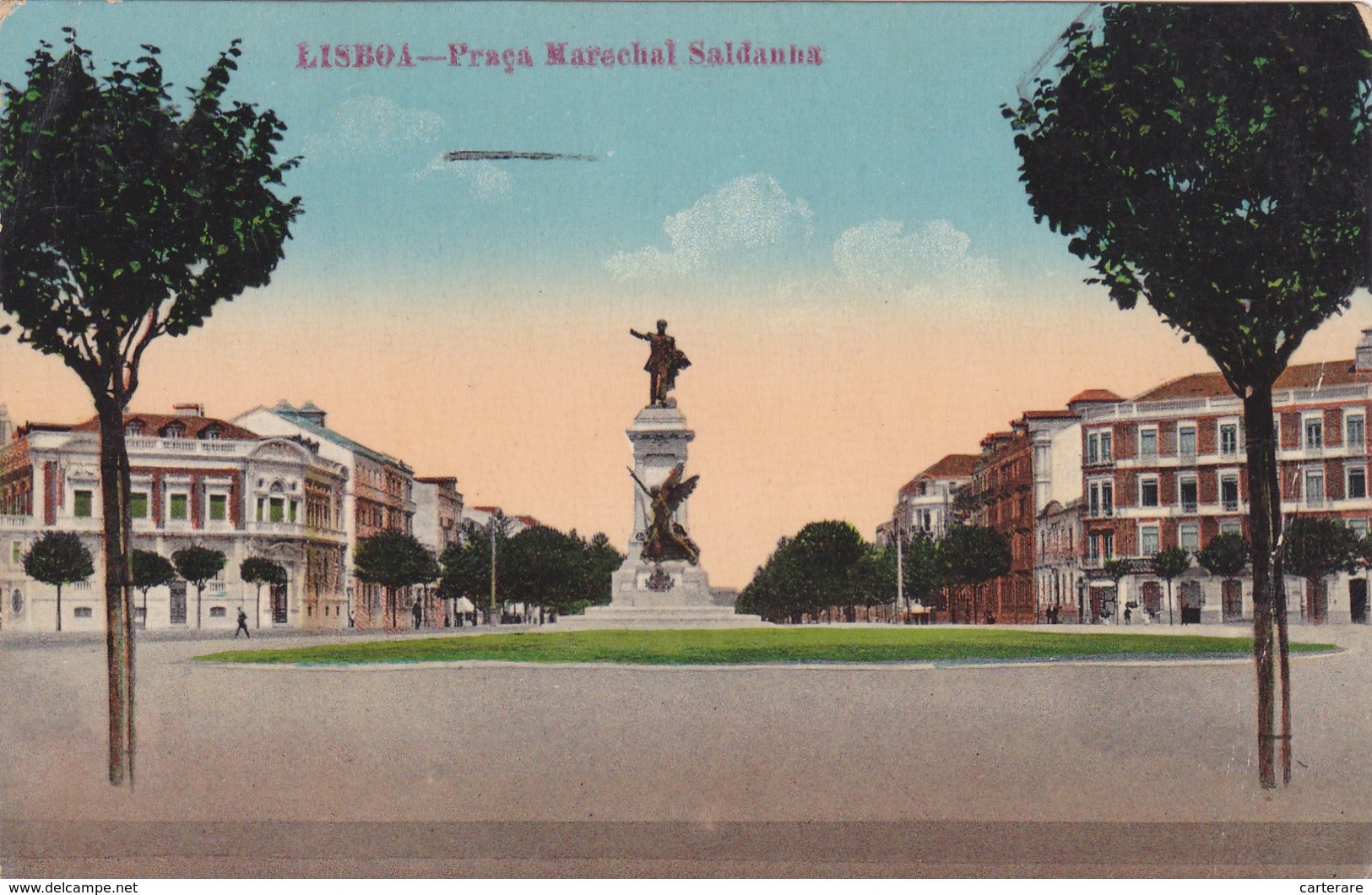 PORTUGAL,PORTUGUES,LISBONNE,LISBOA,SALDANNA,STATUE,1913 - Lisboa