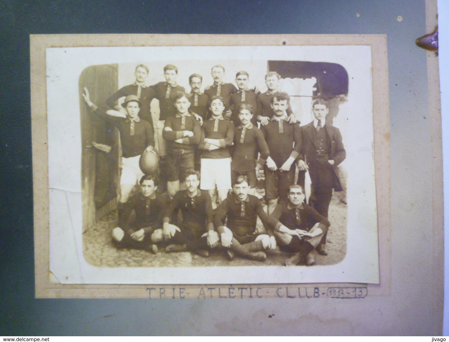 2019 - 2746  PHOTO  équipe De RUGBY  "TRIE-ATHLETIC-CLUB  1912 - 1913   XXX - Rugby