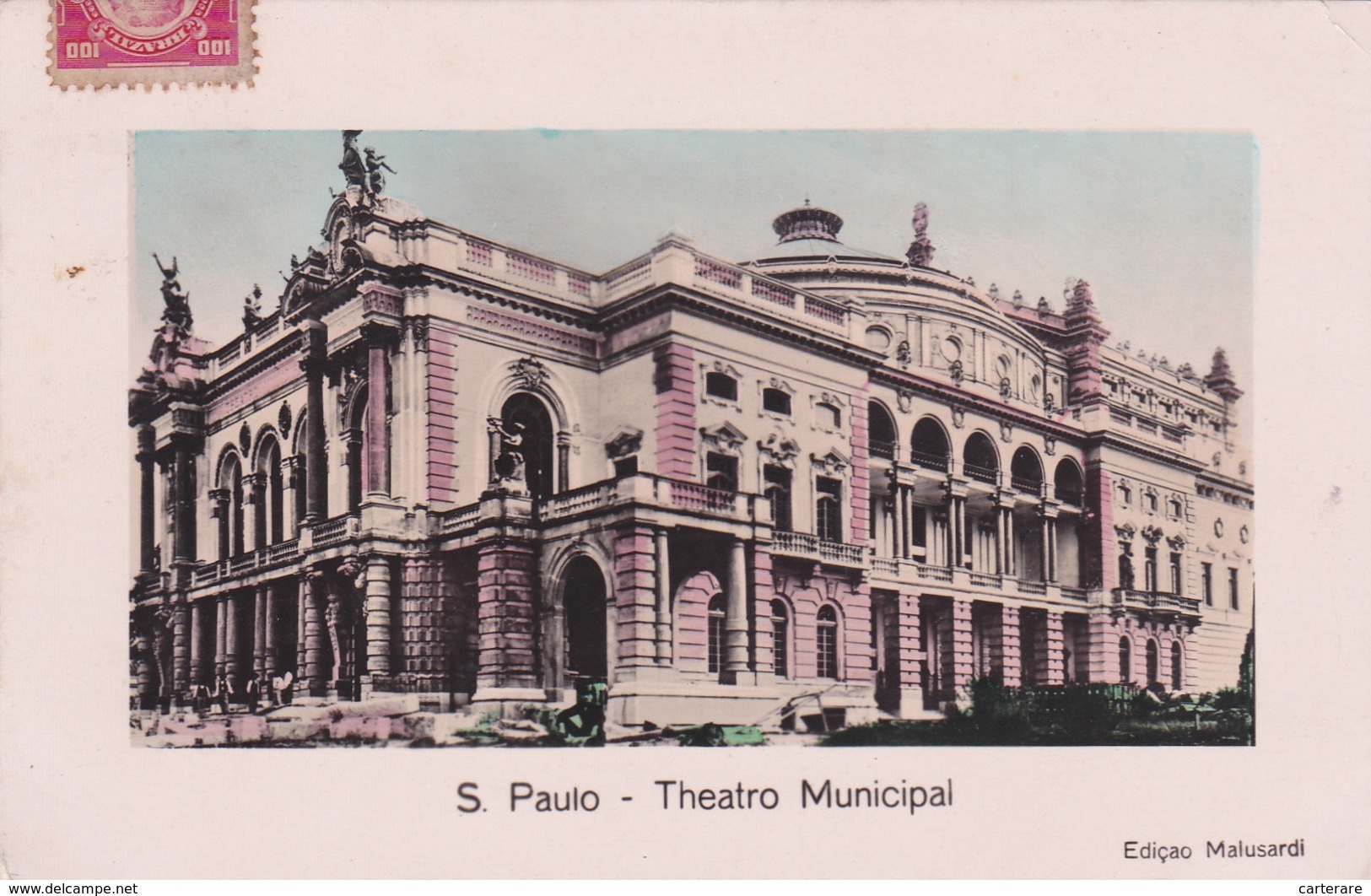 Brésil,brasil,SAO PAULO,1913,THEATRE,THEATRO - São Paulo