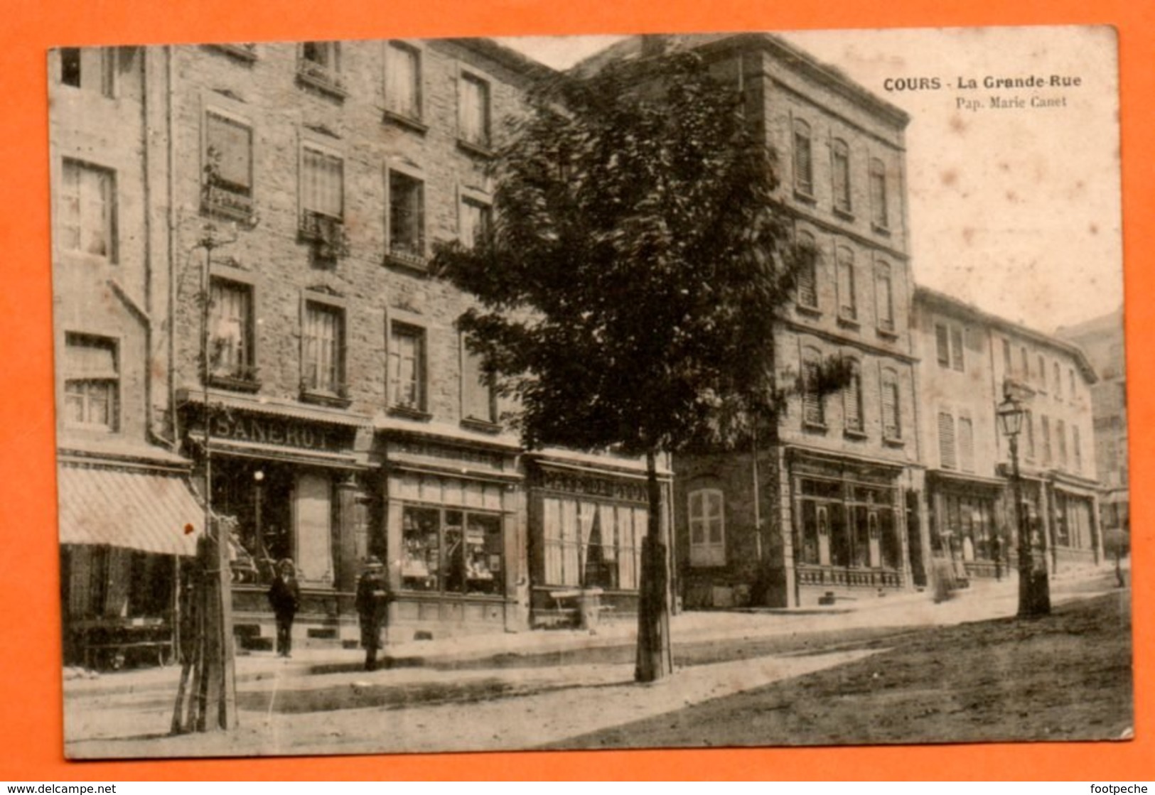 69 COURS LA GRANDE RUE  VOYAGEE 1906 Carte N° 42868 - Cours-la-Ville