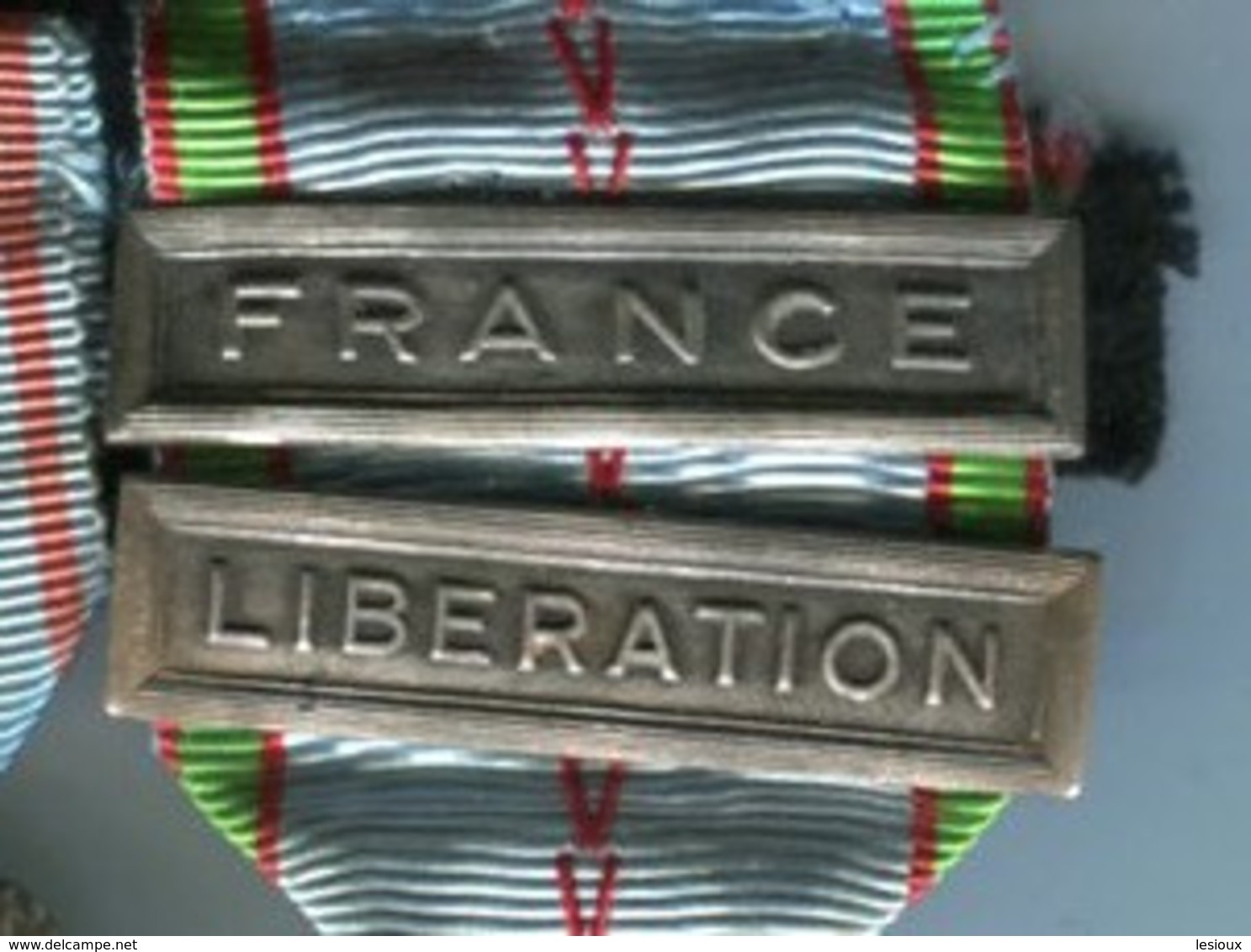 PA91 LOT DE 5 MEDAILLES CAMPAGNE DE FRANCE LIBERATION RESISTANT 1939 45 AVEC BARETTES ET RAPPELS - France