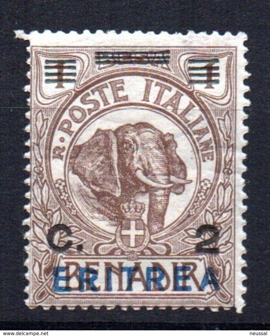 Sello Nº 54 Eritrea - Eléphants