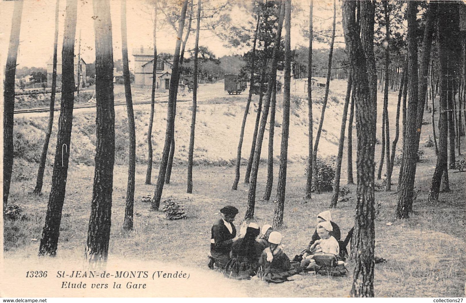 85-SAINT-JEAN-DE-MONTS- ETUDE VERS LA GARE - Saint Jean De Monts