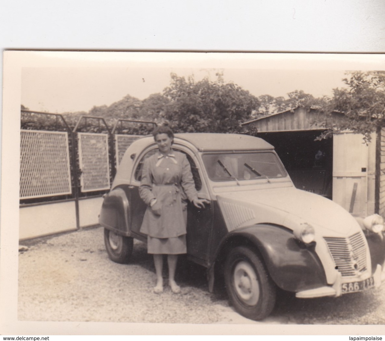 Photographie D'une Citroën 2 CV Bretagne Cote D’Armor 1950  (ref 205) - Automobiles