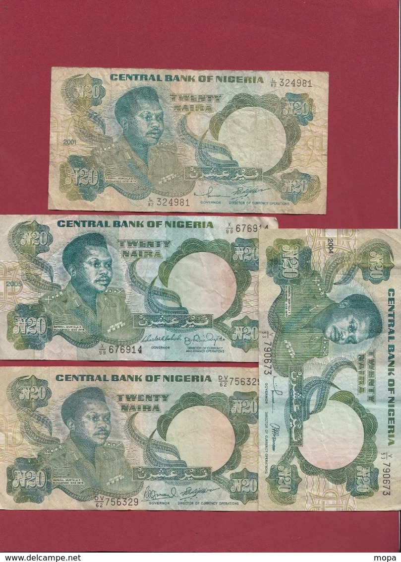 Nigeria 20 Billets Dans L 'état - Nigeria