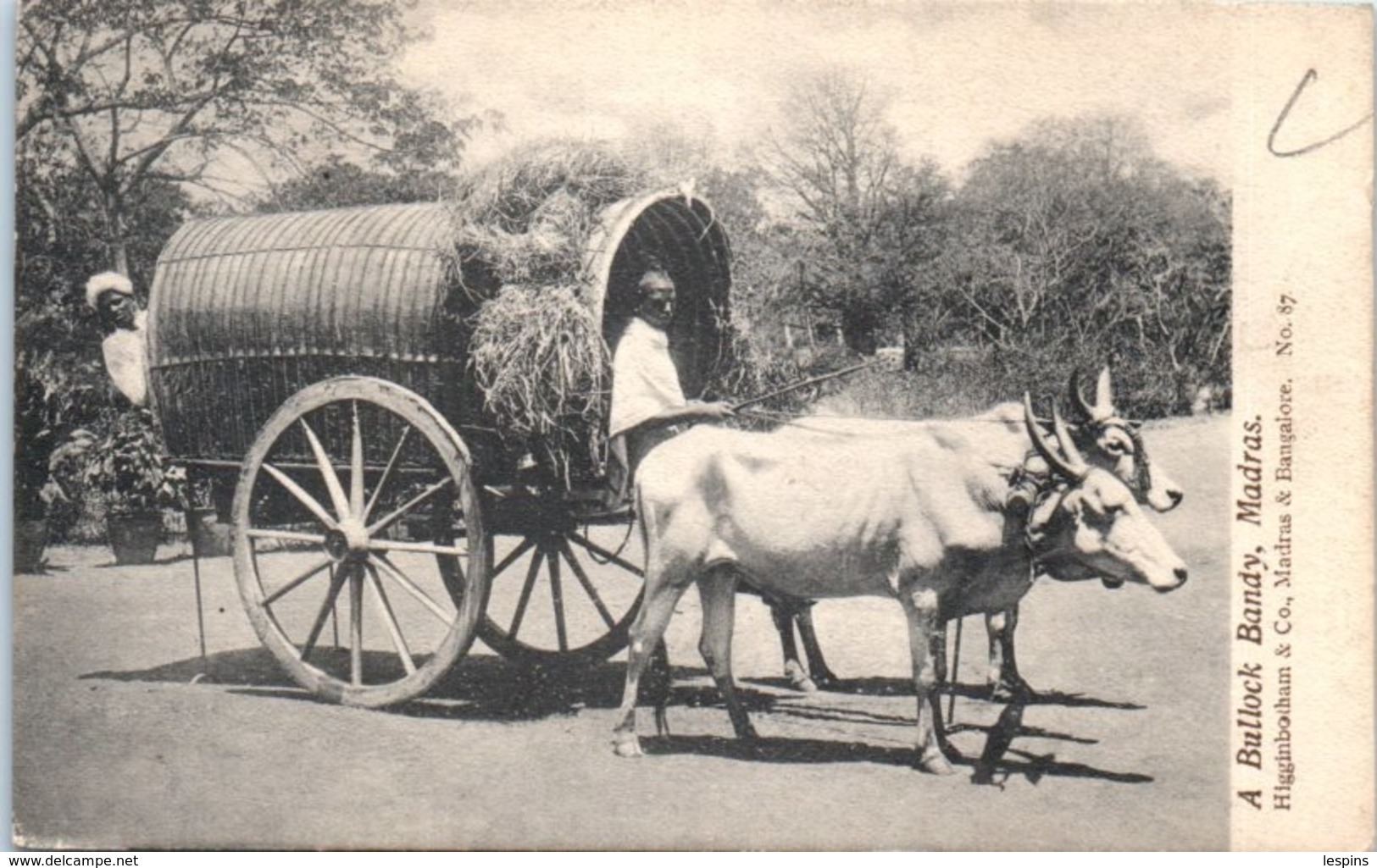 ASIE  - INDE - Madras -- A Bullock Bandy - Indien