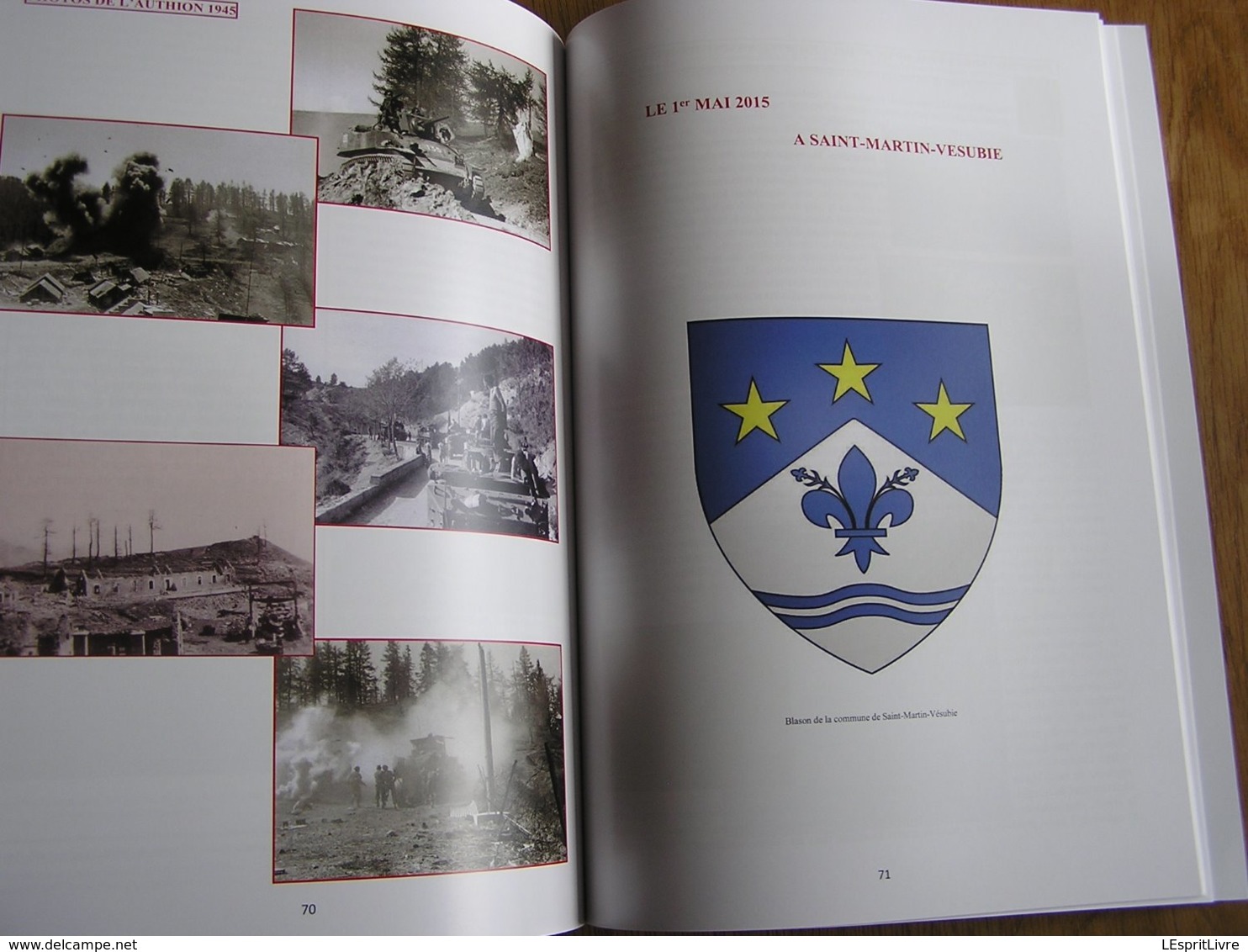 70 ème ANNIVERSAIRE DES COMBATS DE L'AUTHION à LA VICTOIRE Guerre 40 45  Alpes 1 ère DFL Légion Etrangère Turini Caval