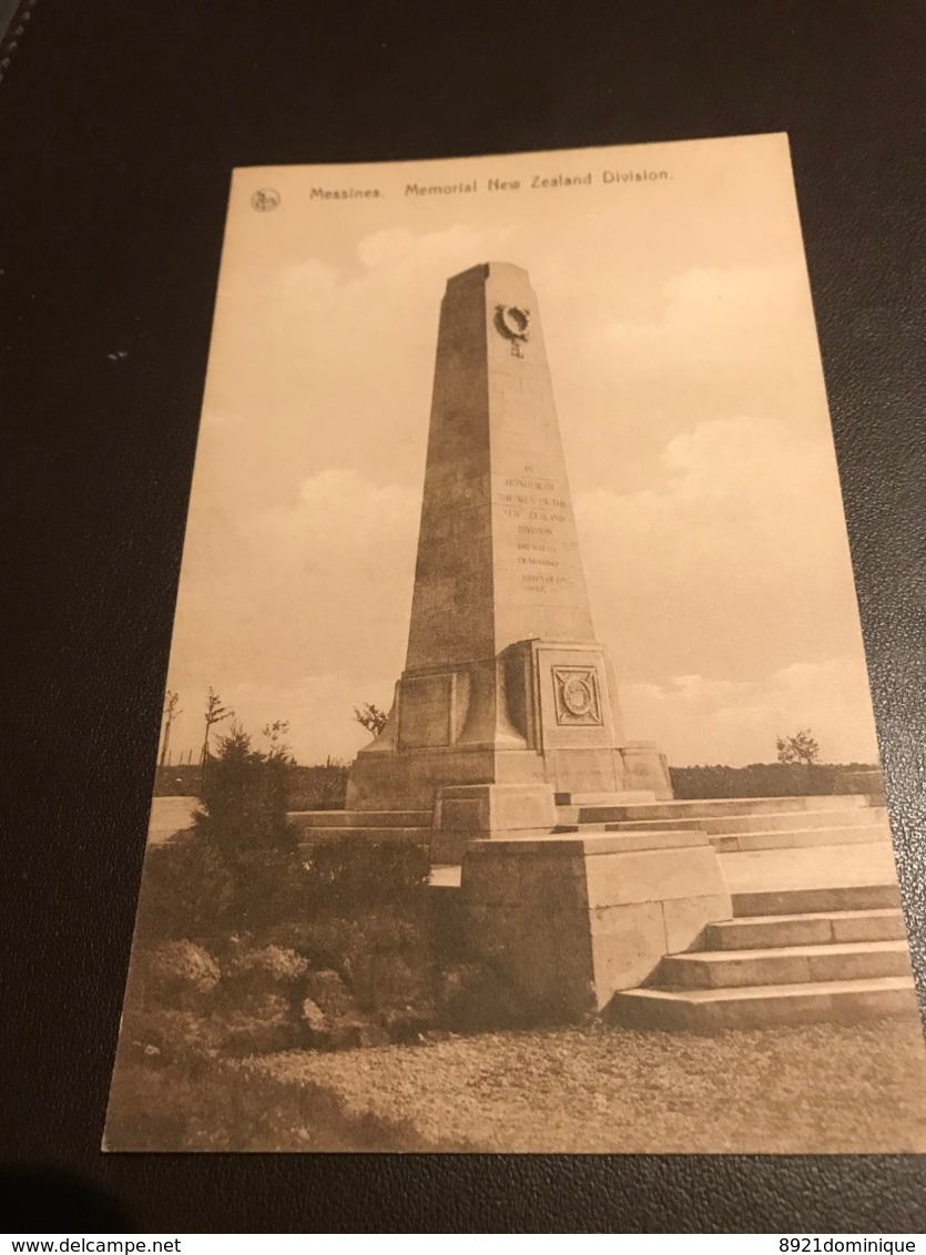 Mesen - Meessen - Messines - Ieper- Ypres- Memorial New Zealand Division Worldwar 1914-18 - Messines - Mesen