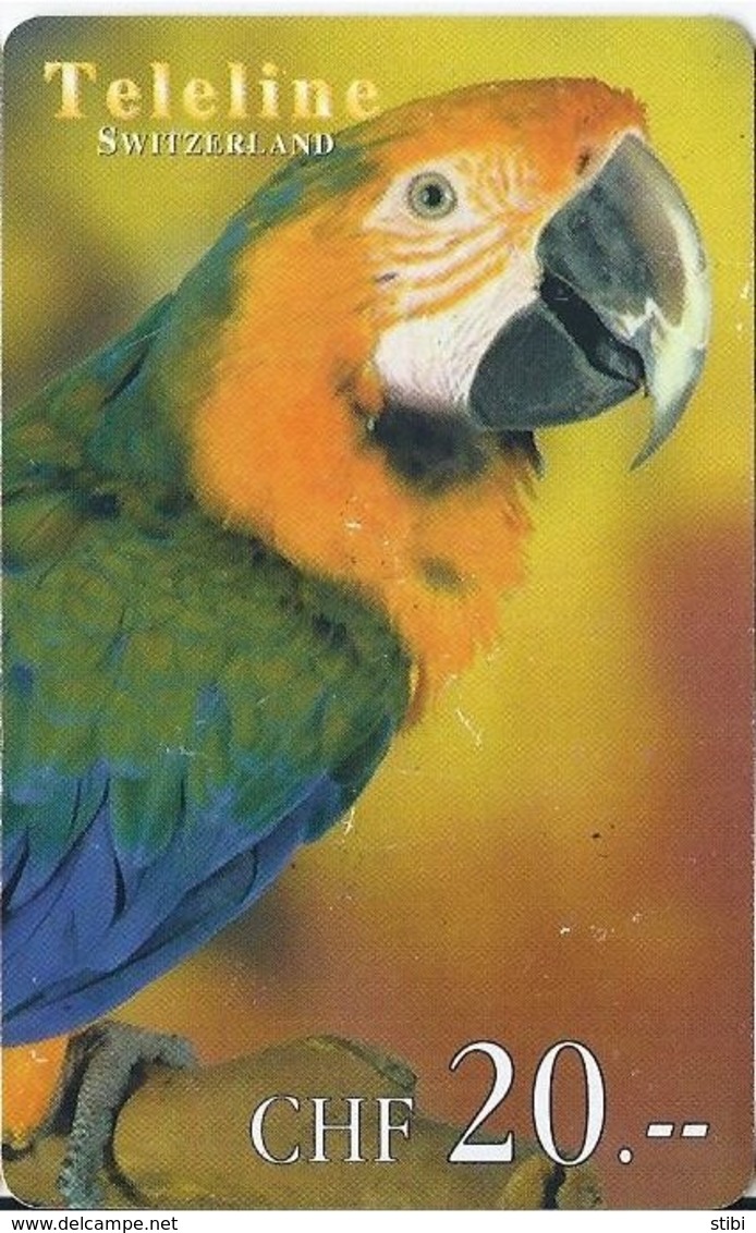 SWITZERLAND - TELELINE - PARROT 3 - Suisse