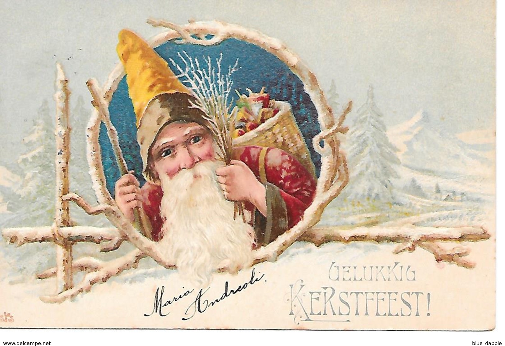 Santa Claus, Weihnachtsmann, Le Père Noël, Babbo Natale, Presents / Embossed, Gaufré /  From 1908 - Santa Claus