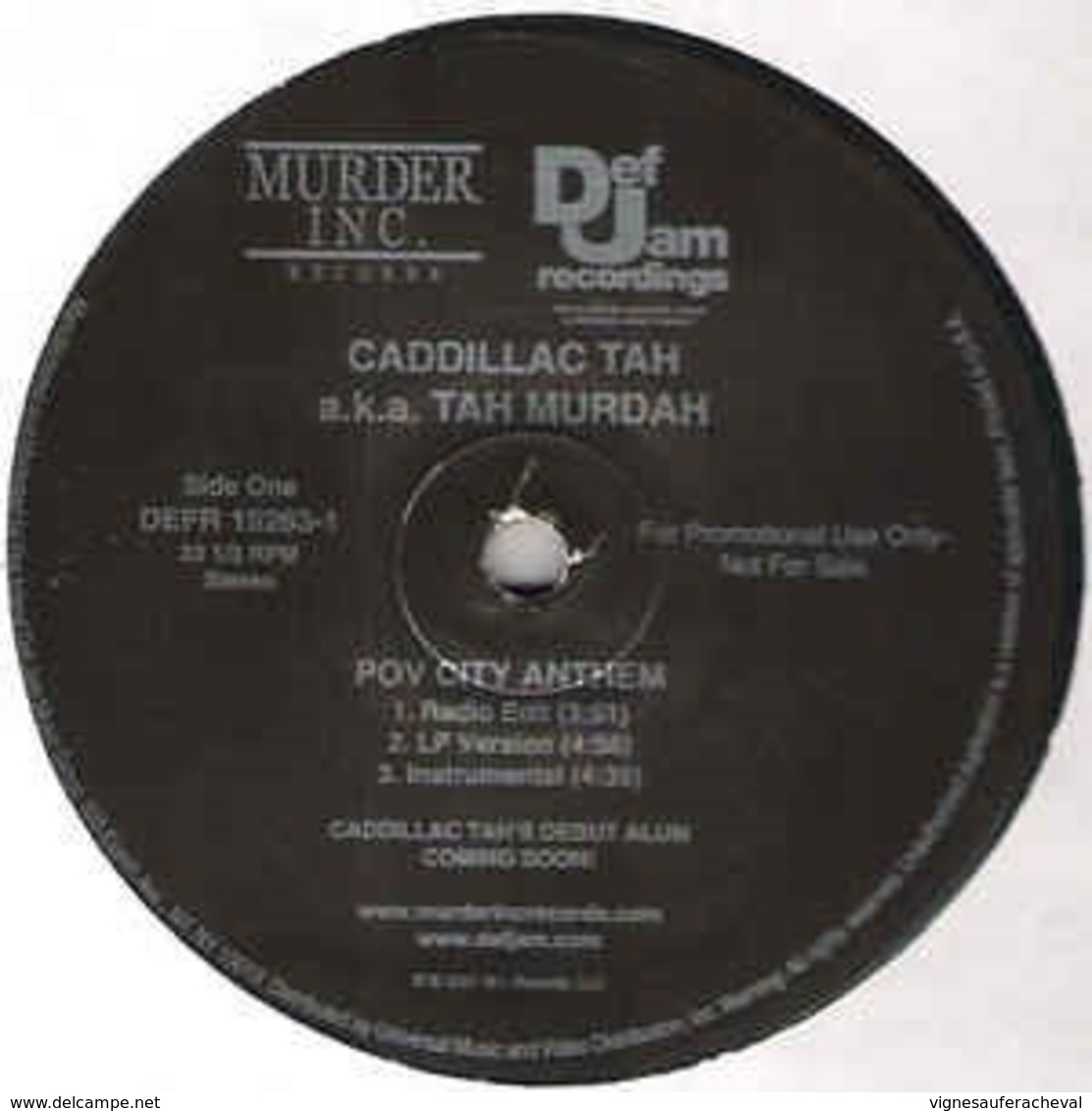 Cadillac Tah A.k.a. Tah Murdah- POV City Anthem/You Lose (6 Versions) - Special Formats