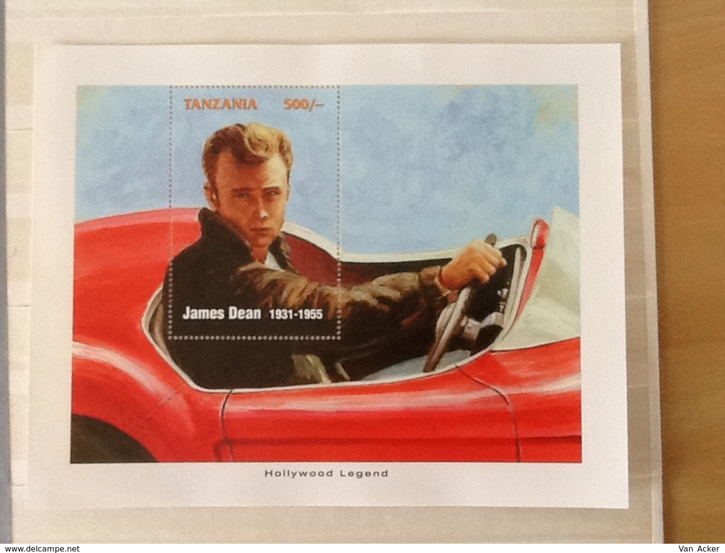 Zimbabwe Block James Dean MNH. - Zimbabwe (1980-...)