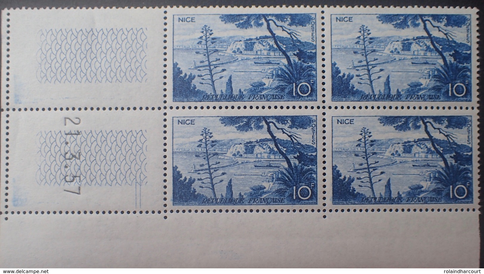 R1949/1289 - 1957 - NICE - N°1038 TIMBRES NEUFS** CdF Date - 1950-1959