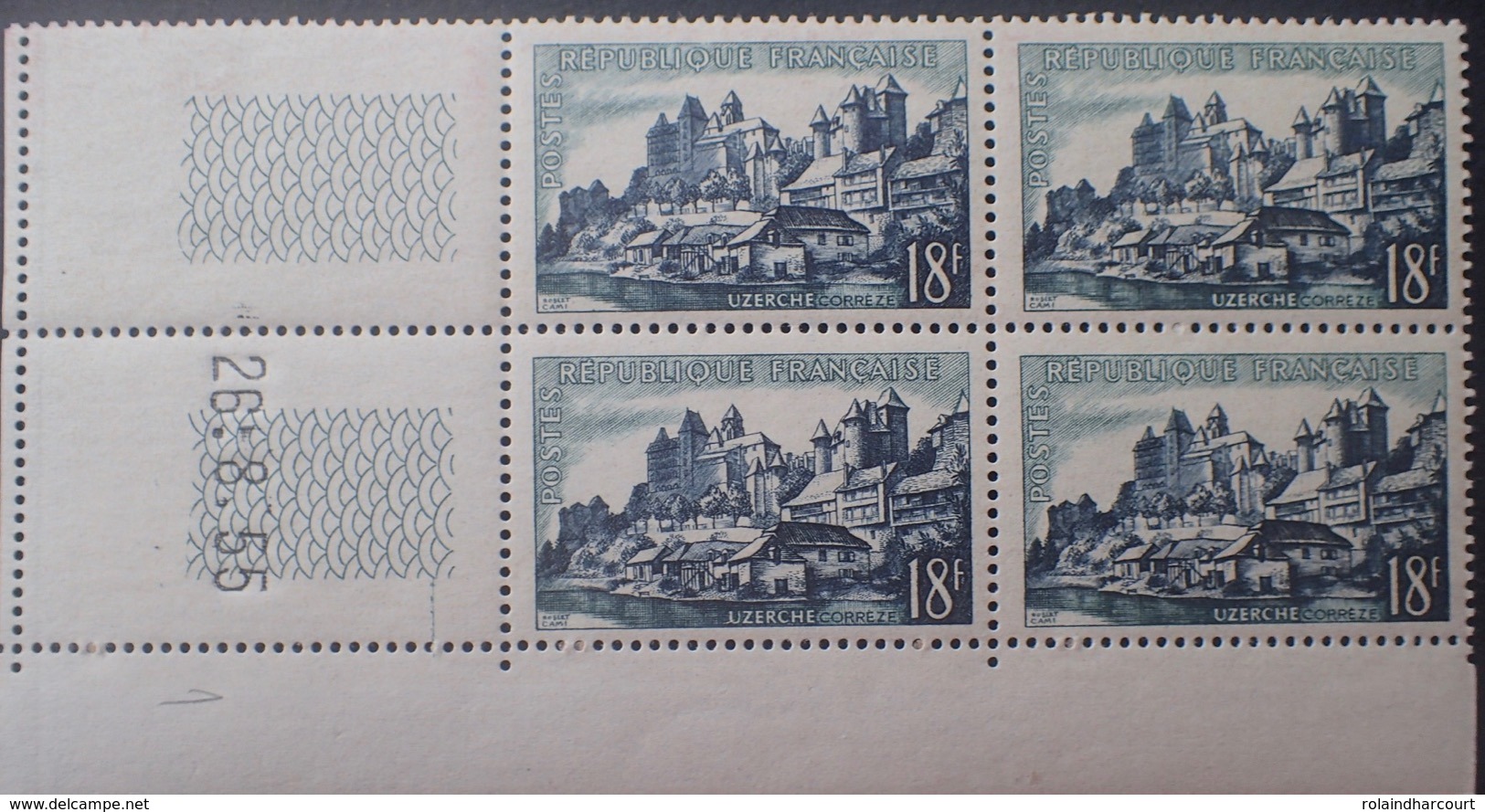 R1949/1293 - 1955 - UZERCHE - N°1040 TIMBRES NEUFS** CdF Date - 1950-1959