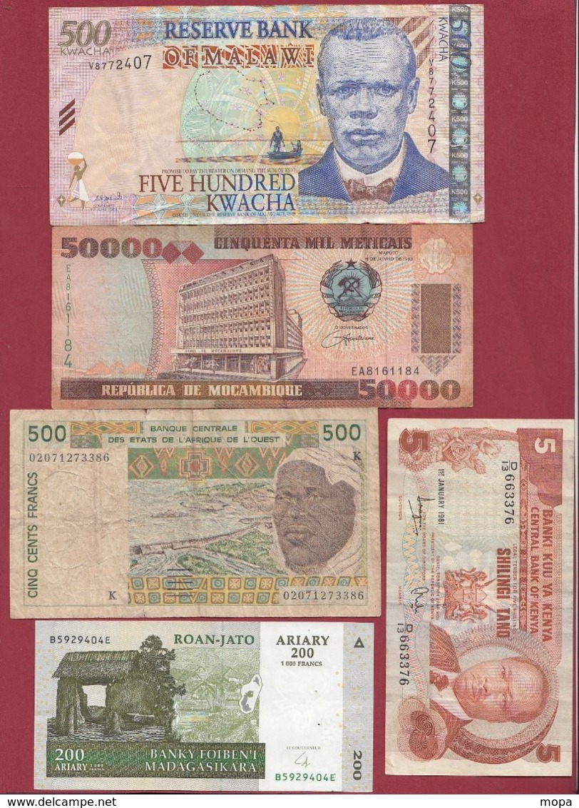 Autres-Afrique 10 Billets Dans L 'état - Andere - Afrika