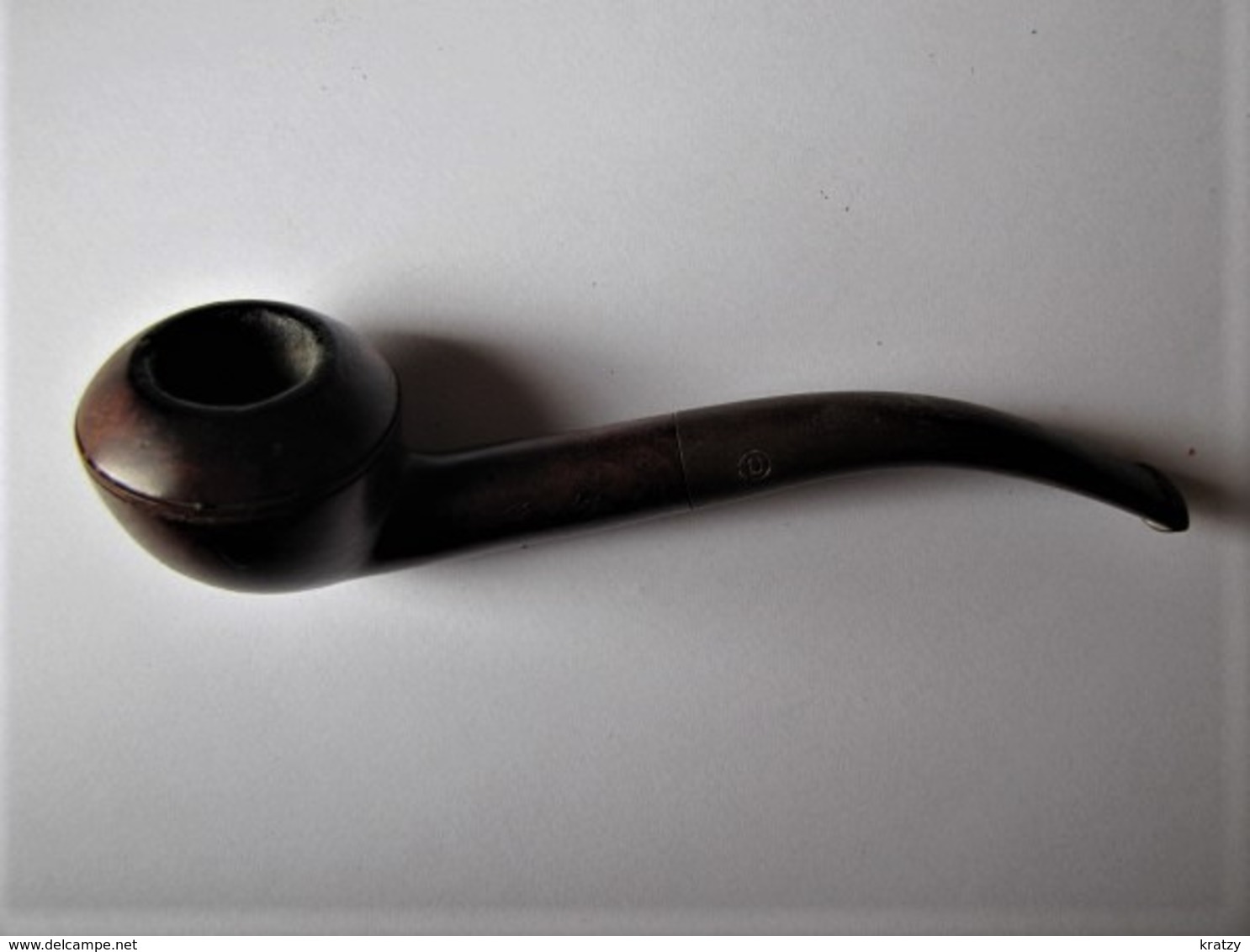 Ancienne Pipe En Bruyère - Longueur : 13 Cm. - Pipas En Madera De Brezo ( Bruyere)