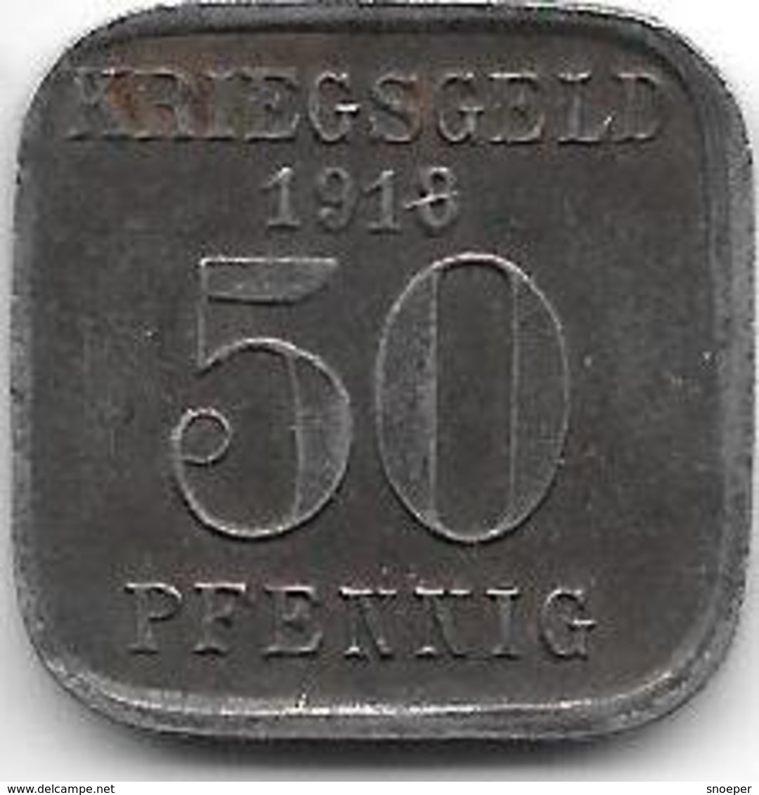 *notgeld Mulheim A/d Ruhr 50 Pfennig  1918 Fe   344.3a - Otros & Sin Clasificación