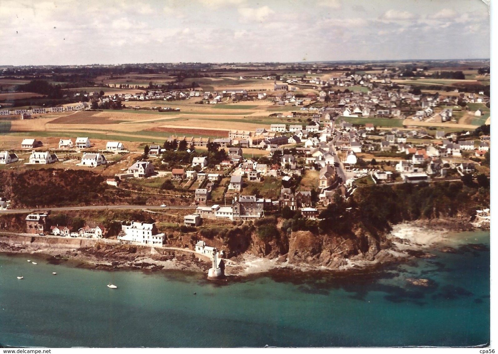 PLÉRIN - Cliché Aérien D'essai Avant Retirage - Archive COMBIER (523-28) - UNIQUE - Plérin / Saint-Laurent-de-la-Mer