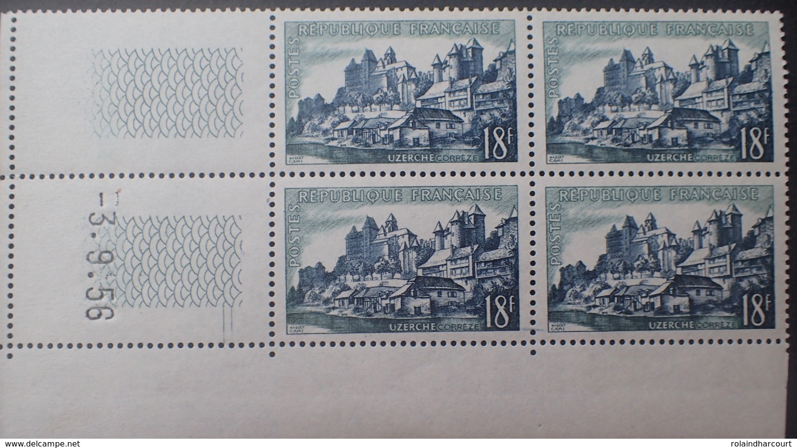 R1949/1294 - 1956 - UZERCHE - N°1040 TIMBRES NEUFS** CdF Date - 1950-1959