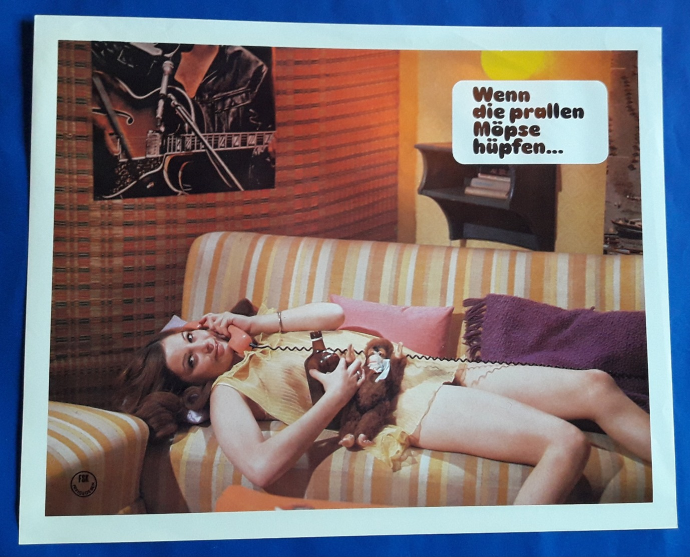 Erotik-Film "Wenn Die Prallen Möpse Hüpfen..." (sexy Girl / Femme Erotique) # Original Altes Kinoaushangfoto # [19-3686] - Foto's
