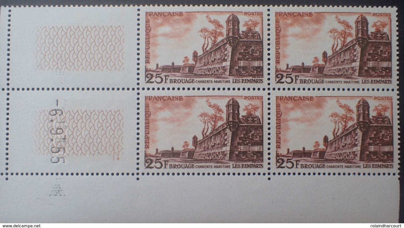 R1949/1298 - 1955 - BROUAGE - N°1042 TIMBRES NEUFS** CdF Date - 1950-1959